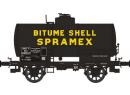 REE MODELES WB 219 HO - Wagon Citerne OCEM 19 BITUME SHELL SPRAMEX Ep. III SNCF - WB219