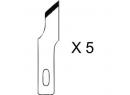 HOLI 355 - SPARE BLADES FOR CUTTER #1 (5 PCS) lames de rechange