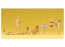 PREISER 10308 HO - A la plage avec les enfants - beigneurs