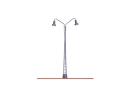 BRAWA 84019 HO - Lampadaire double pour plateforme