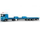 HERPA 303262 HO - Mercedes-Benz Actros avec semi remorque chage des lests de grue Liebherr