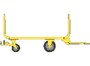 REE Models XB-012 Set de 4 Chariots Poste en tubes mtal,Ep IV,Jaune (XB 012)