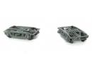 REE MODELES XB-106-A02 HO - Set de 2 bogies Y2-4 boites  coussinet gris ardoise
