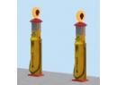SAI 1069 - 2 distributeurs d'essence SATAM avec bijaugeur sur colonne, annes 1930, Shell