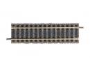 FLEISCHMANN 6102 HO - Rail droit demi-longueur (pour diagonales), longueur 105 mm