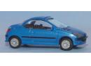 AWM SAI 2187 HO - PEUGEOT 206, Coup Bleu Rcife Mtallis