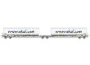 ROCKY RAIL 90331 HO - Twin car AAE Cargo DB Schenker Rail AG avec 2 semi remorques EKOL