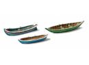 ARTITEC 38708 HO - Lot de 3 barques anciennes