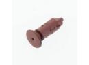 REE Modles XB 30612 HO - Set 12 tampons ressort, wagon moderne, plateau rond marron (XB30612)