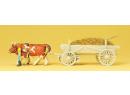 PREISER 30474 HO - chariot d engrais attel