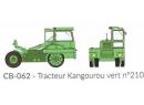 REE MODELES CB062 HO - Tracteur kangourou vert N° 210