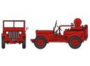 REE Modles CB087 HO - JEEP Pompier, Pompe GUINARD