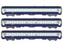 VB-181 HO - COFFRET 3 VOITURES UIC Couchette Ep V SNCF - Bleu