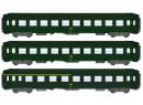 REE Modles VB185 HO - Coffret de 3 couchettes toit haut p IV SNCF