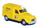 BREKINA (SAI 2050) HO - Citron 2 CV fourgonnette AZU 1961, Michelin, avec bibendum