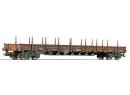 RIVAROSSI 6027 HO - Wagon plat ridelles basses et ranchers ep IV DB