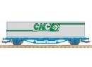 PIKO 95619 HO - Wagon porte container CNC ep V SNCF