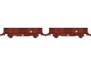 REE MODELES WB487 HO -  SET de 2 Wagonnets de Draisine tombereau Ep.III SNCF