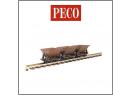 PECO GR330 HO/OO - Set de 3 wagonnets de chantier/mine/carrière