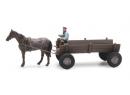 ARTITEC 387361 HO - Attelage  cheval - Panje-wagen