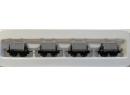 MINITRAINS 5102 HOe - Set de 4 wagonnets  ciment - Cement Wagon (4)
