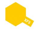 TAMIYA XF3 - Mini pot de 10ml peinure jaune mat XF3