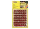 NOCH 07025 - (O, HO, TT, N) Touffes d'herbe XL fleuries rouges 12mm