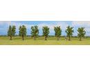 NOCH 25088 - 7 arbres feuillus de 8 cm