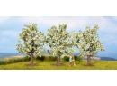 NOCH 25111 (HO, TT) - Arbres fruitiers fleuris blanc de 8 cm