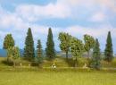NOCH 24220 HO, TT - Assortiment d'arbres de fort