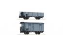 ROCO 34559 HOe - Coffret de 2 wagons de marchandises couvert + tombereau