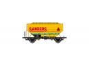 REE Modeles WB628 HO - Wagon cralier ''(SANDERS'' (ancien logo), Ep.III SNCF