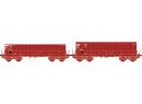 LS MODELS 32303 HO - Ensemble de 2 wagons  minerai DM - DMH ep V SNCB - SACILOR