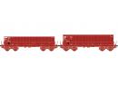 LS MODELS 32303 HO - Ensemble de 2 wagons  minerai DM - DMH ep V SNCB - SACILOR