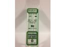 EVERGREEN 102 - OPAQUE WHITE POLYSTYRENE STRIP 0,25 x 1 mm - 10 U