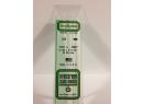 EVERGREEN 104 - OPAQUE WHITE POLYSTYRENE STRIP 0,25 x 2 mm - 10 U