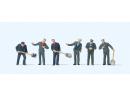 PREISER 10788 HO - Mcaniciens, cheminots, conducteur