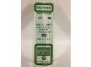 EVERGREEN 122 OPAQUE WHITE POLYSTYRENE STRIP 0.5 X 1.0 MM  10 u