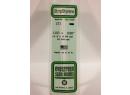 EVERGREEN 121 OPAQUE WHITE POLYSTYRENE STRIP 0.5 X 0.75 MM  10 u