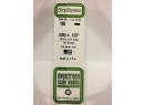 EVERGREEN 126 OPAQUE WHITE POLYSTYRENE STRIP 0.5 X 3.2 MM  10 u