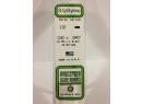 EVERGREEN 132 OPAQUE WHITE POLYSTYRENE STRIP 0.75 X 1.00 MM  10 u