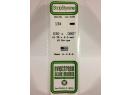 EVERGREEN 134 OPAQUE WHITE POLYSTYRENE STRIP 0.75 X 2.00 MM  10 u