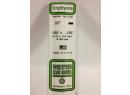 EVERGREEN 167 OPAQUE WHITE POLYSTYRENE STRIP 2.0 X 4.0 MM  10 u