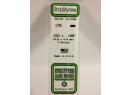 EVERGREEN 178 OPAQUE WHITE POLYSTYRENE STRIP 2.5 X 4.8 MM  7 u