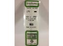 EVERGREEN 179 OPAQUE WHITE POLYSTYRENE STRIP 2.5 X 6.3 MM  6 u