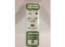 EVERGREEN 196 OPAQUE WHITE POLYSTYRENE STRIP 4.8 X 4.8 MM  4 u