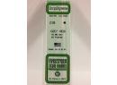 EVERGREEN 218 TIGE POLYSTYRENE BLANC Diam Exterieur .5 MM x 35 CM 10 u