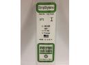 EVERGREEN 271 TIGE POLYSTYRENE BLANC Poutre T 1.5 MM x 35 CM 4 u