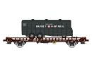 REE Modles WB619 HO - Wagon UFR Biporteur avec frein  vis ep III SNCF - BOURGEY MONTREUIL