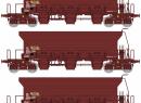 REE Modeles WB682 HO - Coffret de 3 trmies F70 a ballast ep IV-V SNCF